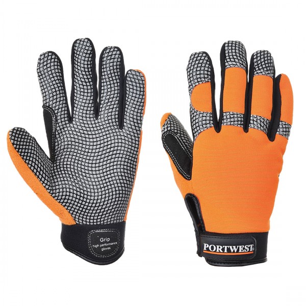 Comfort Grip -Hochleistungs Handschuh, A735, Orange