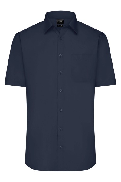 Men&#039;s Shirt Shortsleeve Poplin JN680, navy