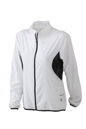Ladies' Running Jacket, Jacken, white/black