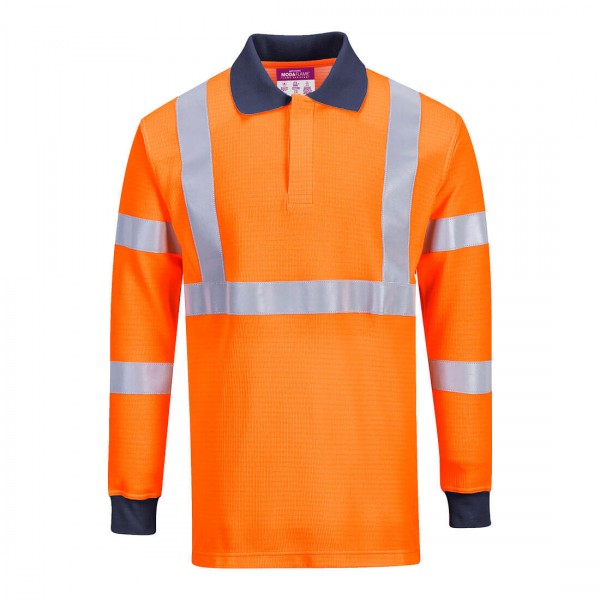 Flammhemmendes RIS Polo-Shirt, FR76, Orange