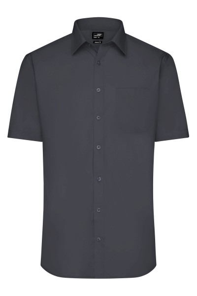 Men&#039;s Shirt Shortsleeve Poplin JN680, carbon