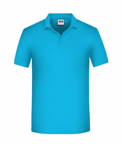 Men&#039;s BIO Workwear Polo JN874, turquoise