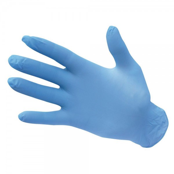 Nitril-Einweghandschuh, puderfrei, A925, Blau