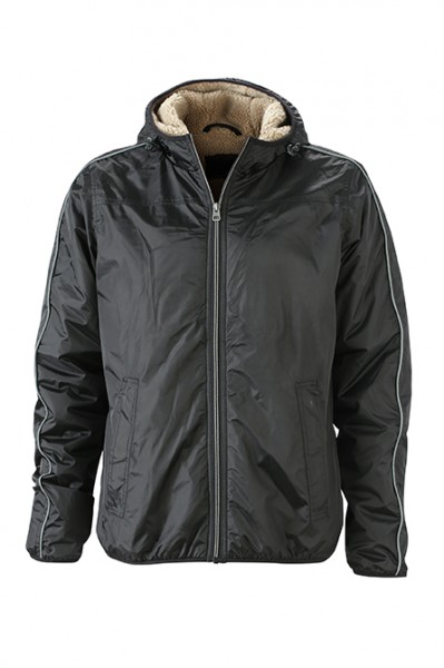 Men&#039;s Winter Sports Jacket, Jacken, black/camel