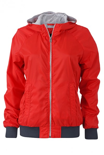Ladies&#039; Sports Jacket, Jacken, light-red/navy