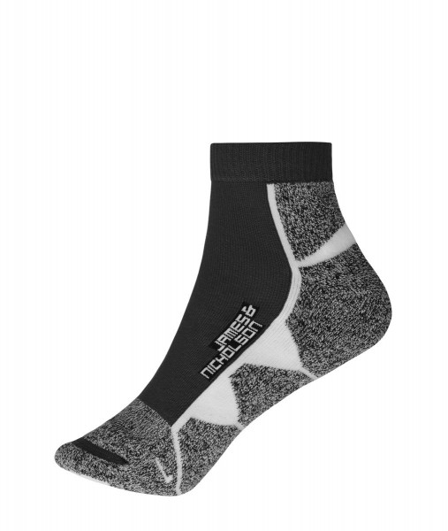 Sport Sneaker Socks JN214, black/white