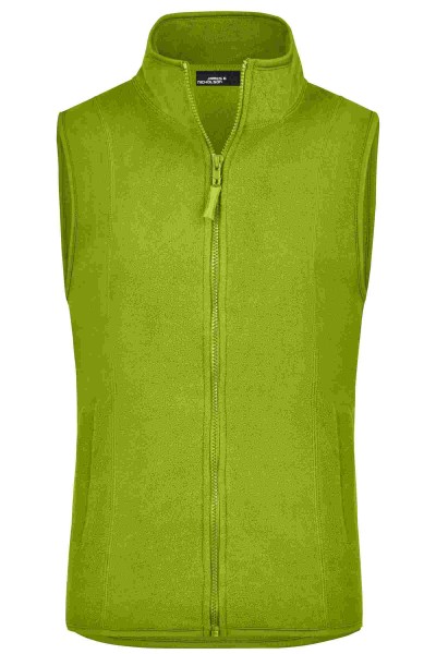 Girly Microfleece Vest JN048, lime-green
