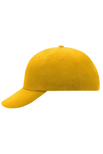 6 Panel Raver Cap, gold-yellow, MB6111, one size