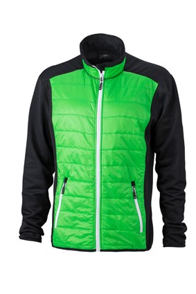 Men&#039;s Hybrid Jacket, Jacken, black/green/white