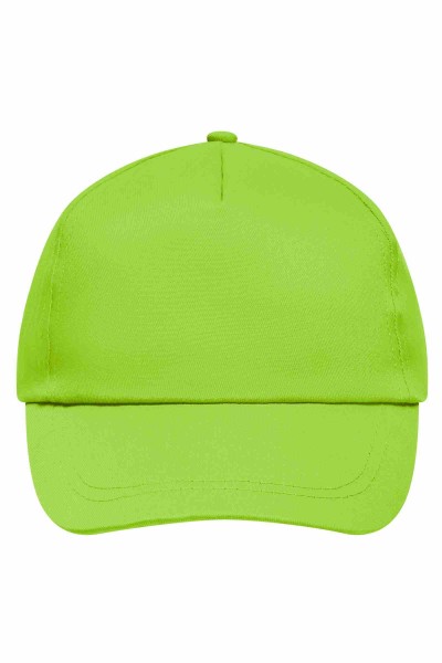 5 Panel Promo Cap Lightly Laminated, lime-green, MB001, one size