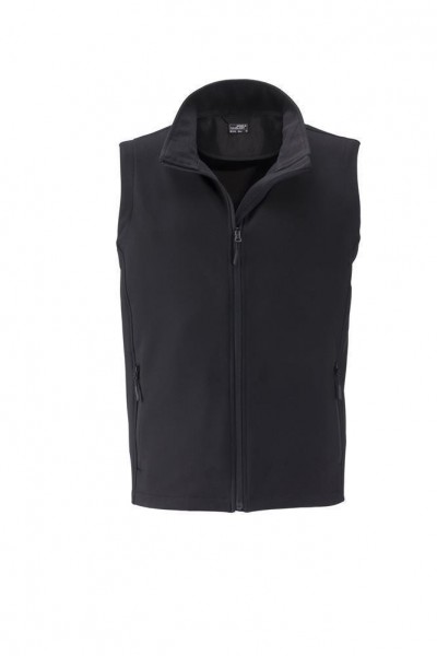 Men&#039;s Promo Softshell Vest JN1128, black/black