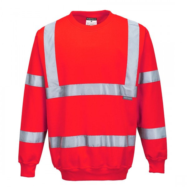 Warnschutz-Sweatshirt, B303, Rot
