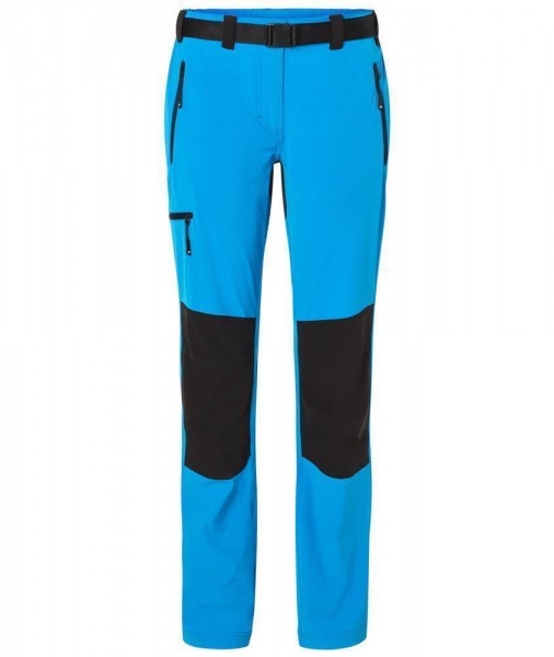 Ladies&#039; Trekking Pants JN1205, bright-blue/navy