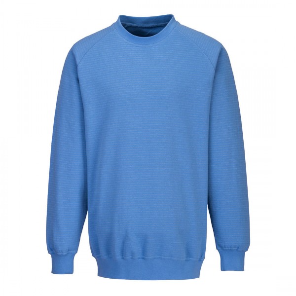 Antistatisches ESD-Sweatshirt, AS24, Hamilton Blau