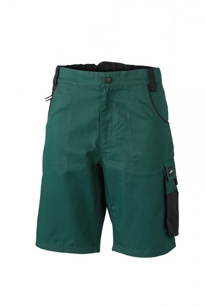 Workwear Bermudas - STRONG - JN835, dark-green/black