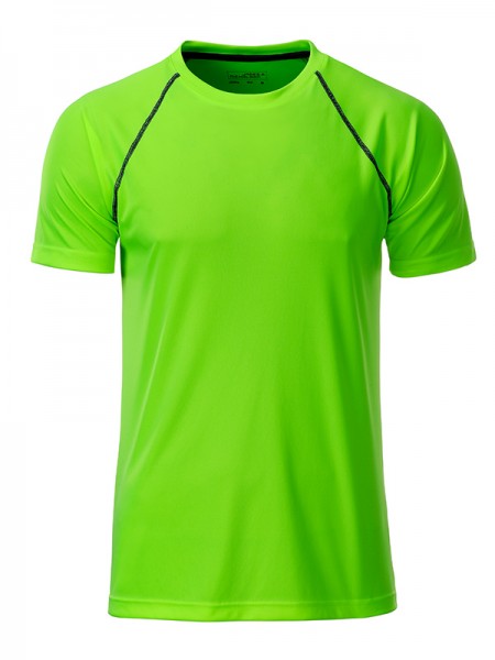 Men&#039;s Sports T-Shirt JN496, bright-green/black