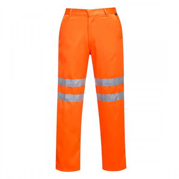 Warnschutz-Hose aus Polyester-Baumwolle RIS, RT45, Orange