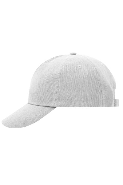 5 Panel Cap, white, MB9412, one size