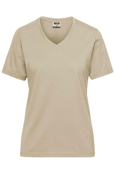 Ladies&#039; BIO Workwear T-Shirt JN1807, stone