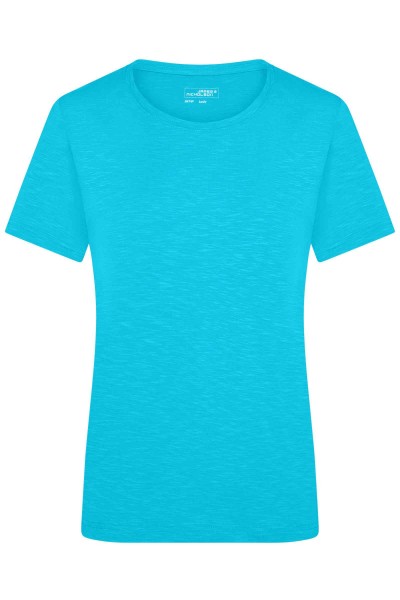 Ladies&#039; Slub T-Shirt JN749, turquoise