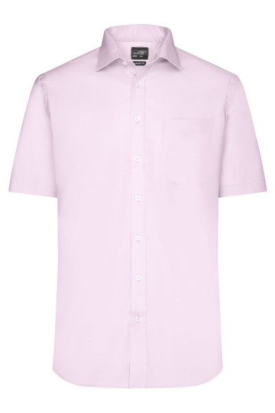 Men&#039;s Shirt Shortsleeve Micro-Twill JN684, light-pink