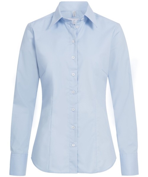 Damen-Bluse 1/1 RF Basic, bleu