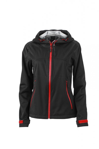 Ladies&#039; Outdoor Jacket JN1097, black/red