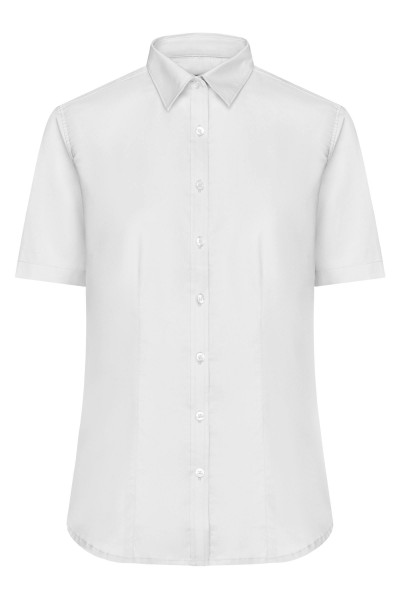 Ladies&#039; Shirt Shortsleeve Micro-Twill JN683, white