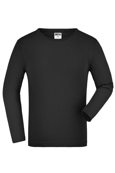 Junior Shirt Long-Sleeved Medium JN913K, black
