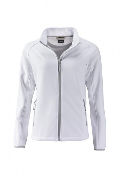 Ladies&#039; Promo Softshell Jacket JN1129, white/white