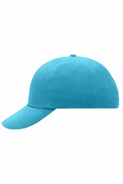 6 Panel Raver Cap, turquoise, MB6111, one size