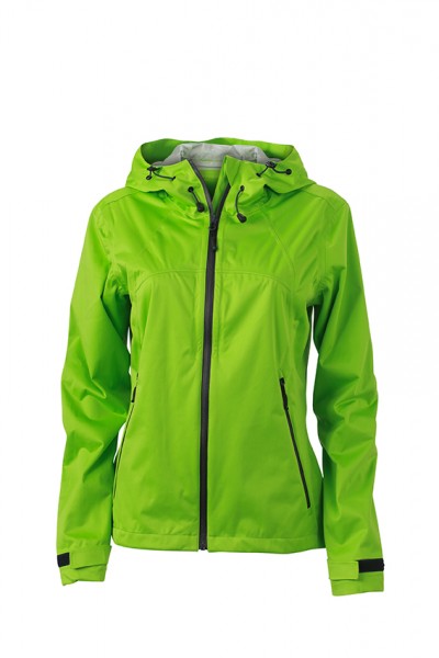 Ladies&#039; Outdoor Jacket JN1097, spring-green/iron-grey