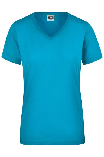 Ladies&#039; Workwear T-Shirt JN837, turquoise