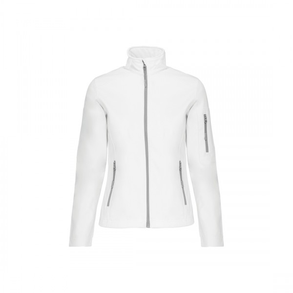 Damen Softshell-Jacke K400, White