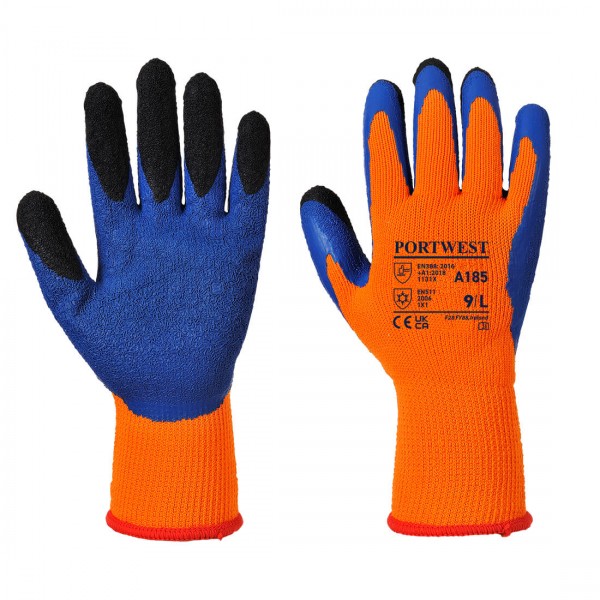 Duo-Therm Handschuh, A185, Orange/Blau