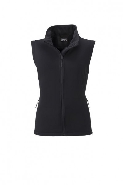 Ladies&#039; Promo Softshell Vest JN1127, black/black