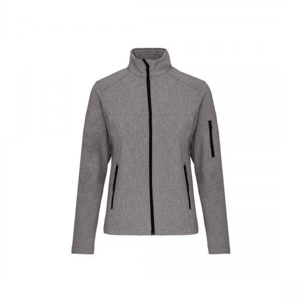 Damen Softshell-Jacke K400, Marl Grey