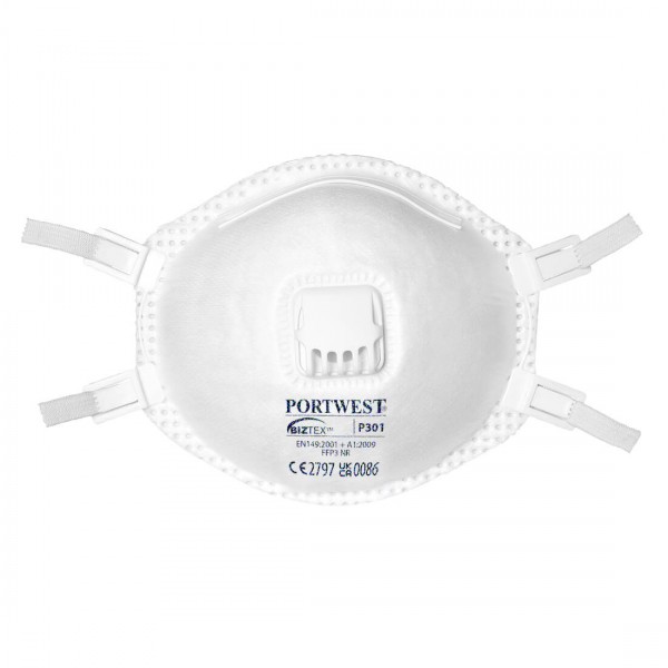 FFP3 Feinstaubmaske mit Ventil, P301, Weiß