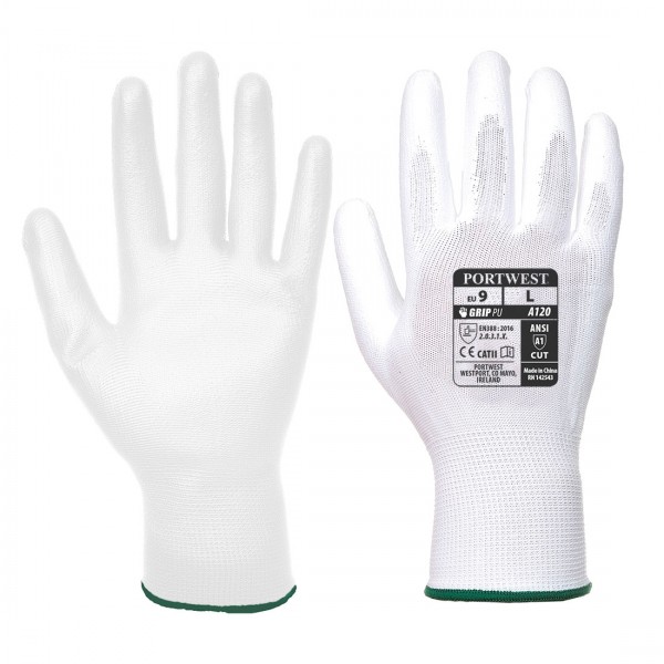 PU Handschuh für Verkaufsautomaten, VA120, Weiß