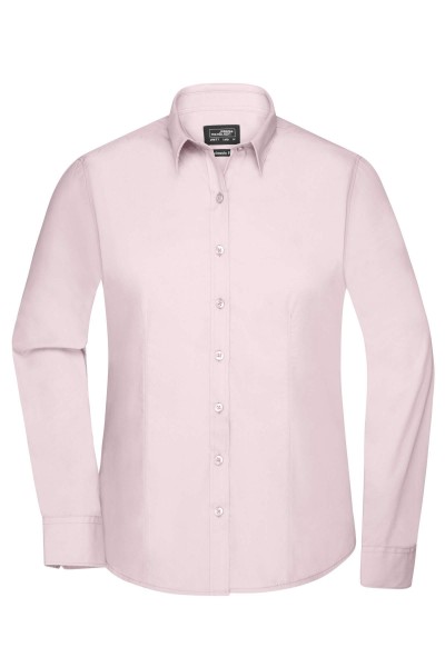 Ladies&#039; Shirt Longsleeve Poplin JN677, light-pink
