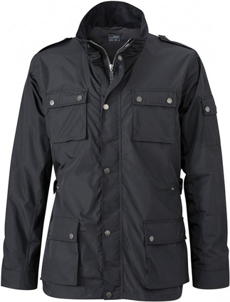 Men's Urban Style Jacket, Jacken, black
