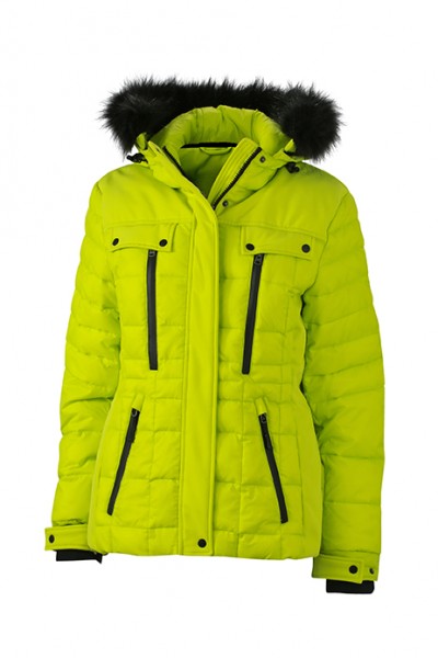 Ladies&#039; Wintersport Jacket, Jacken, acid-yellow/black