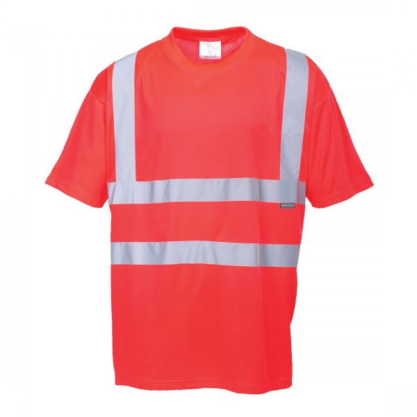 Warnschutz-T-Shirt, S478, Rot