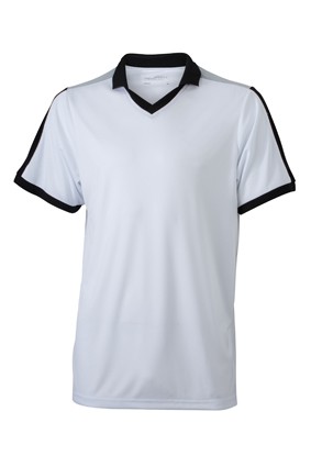 V-Neck Team Shirt, T-Shirts, white/black/grey