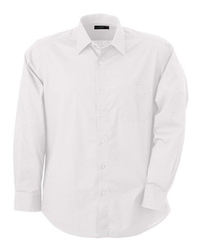 Men's Shirt Classic Fit Long, Hemden/Blusen, white
