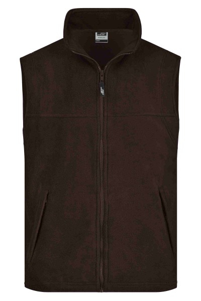 Fleece Vest JN045, brown