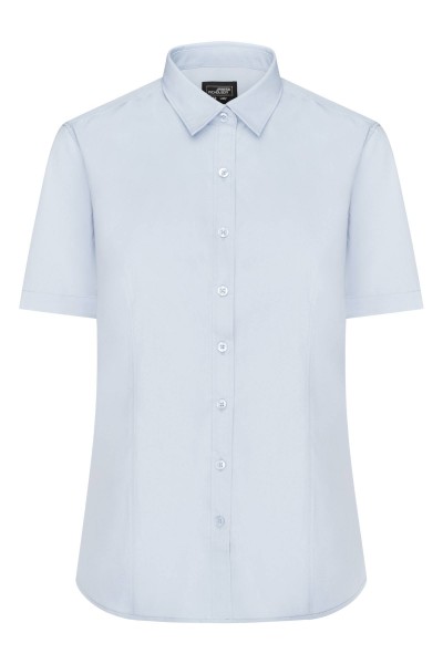 Ladies&#039; Shirt Shortsleeve Poplin JN679, light-blue