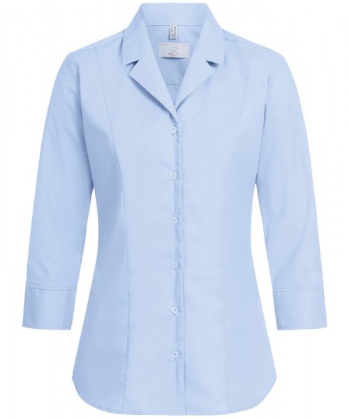 Damen-Bluse 3/4 RF Basic, bleu