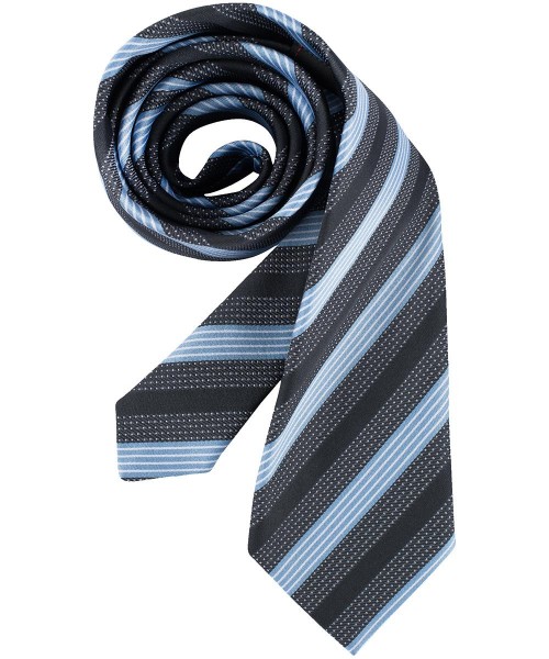 Krawatte bleu/grau gestreift