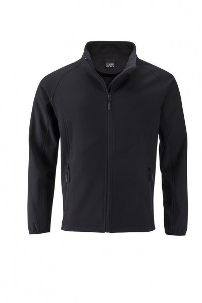 Men&#039;s Promo Softshell Jacket JN1130, black/black